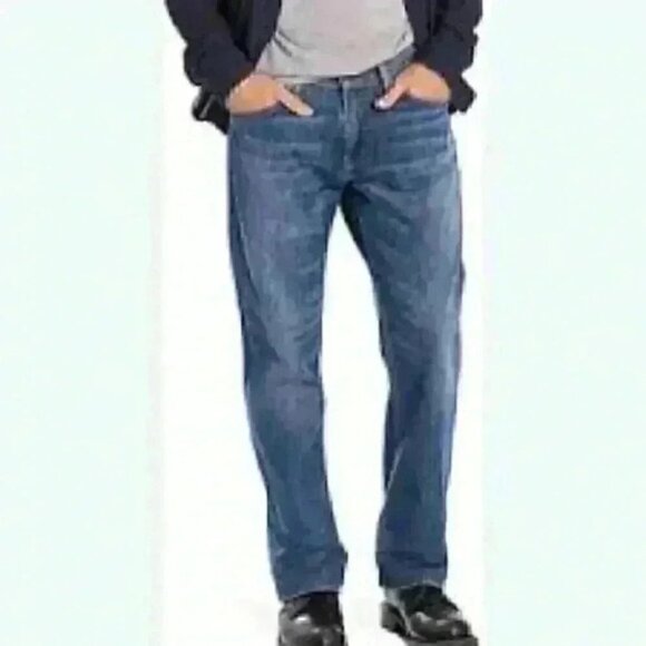 Levi’s 559 Jeans Relaxed Fit Straight Leg Dad Style Blue Denim Size 30 - Picture 1 of 16